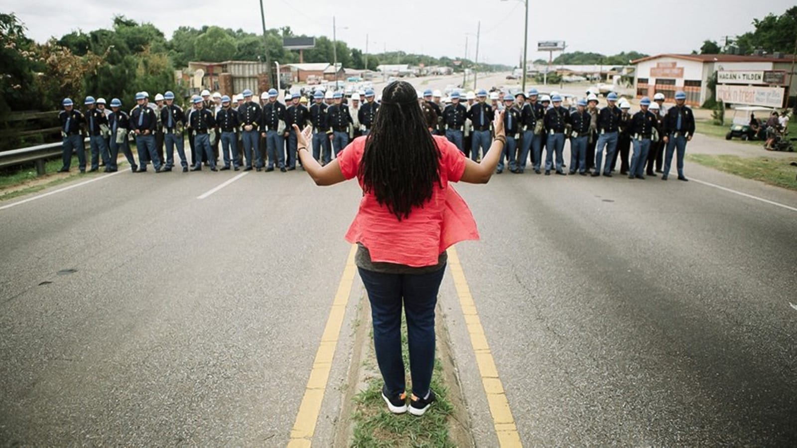Ava DuVernay directs a scene from the film Selma
